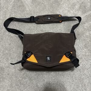 CRUMPLER The Five Million Dollar Home Camera Gadget Shoulder Bag Brown/Orange